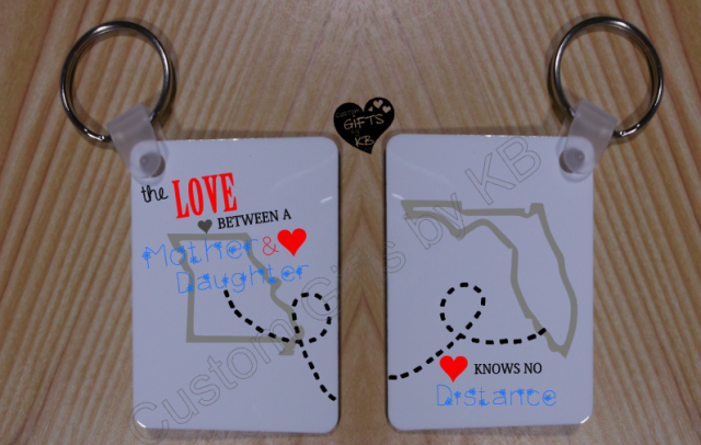 Love Between a Mother and a Daughter Keychain - Image 5