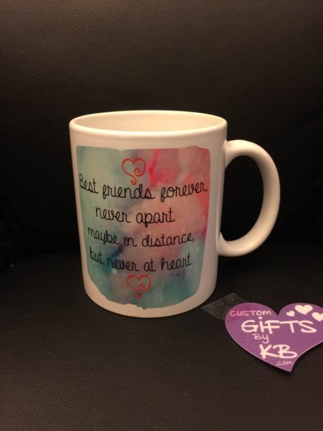 Best Friends forever mug with Water color - Image 4