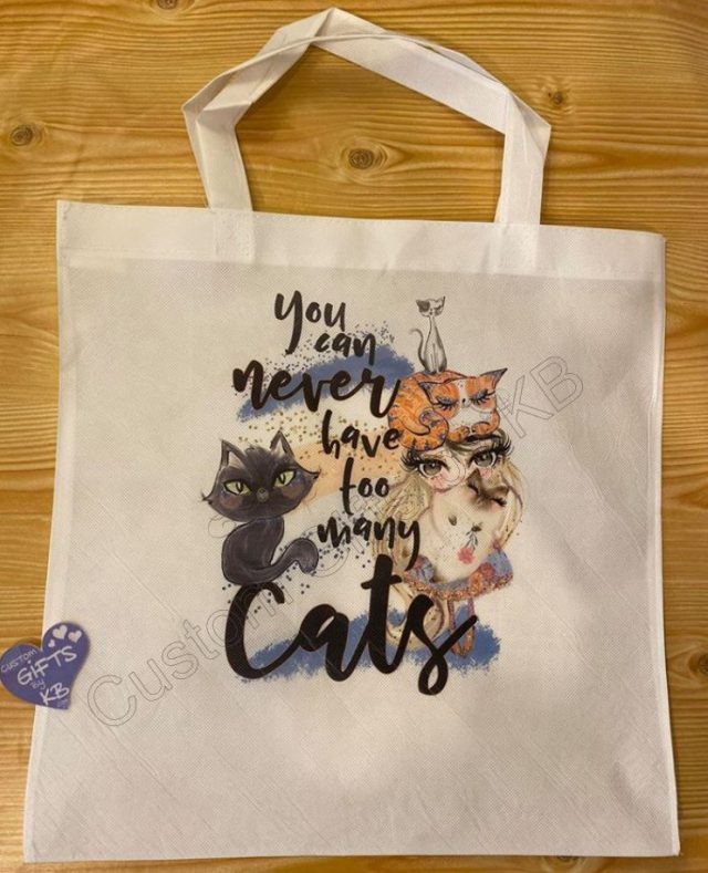 You can Never have too many Cats Tote Bag - Image 4