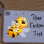 Custom Bee Key Chain with your custom text