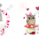 Gnome surrounded by Love – Owl Couple on Mushrooms Water Slides or Sticker