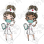 Bun Brown Haired Medic Working and Staying Safe Digital Download