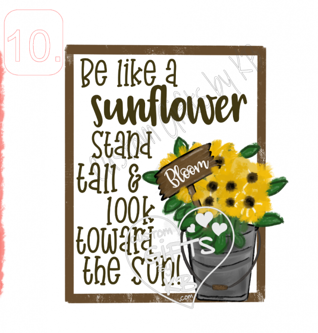 The Laundry is looking at me Dirty Again! - Be like a sunflower stand tall & look toward the sun! Water Slides - Image 3