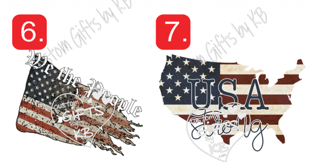 USA Land that I Love WaterSlides or Sticker - Image 5