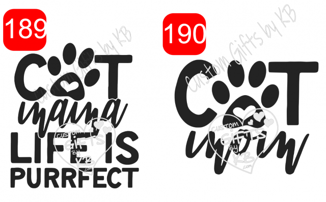 Cute Cat Quotes Water Slides or Stickers - Image 4