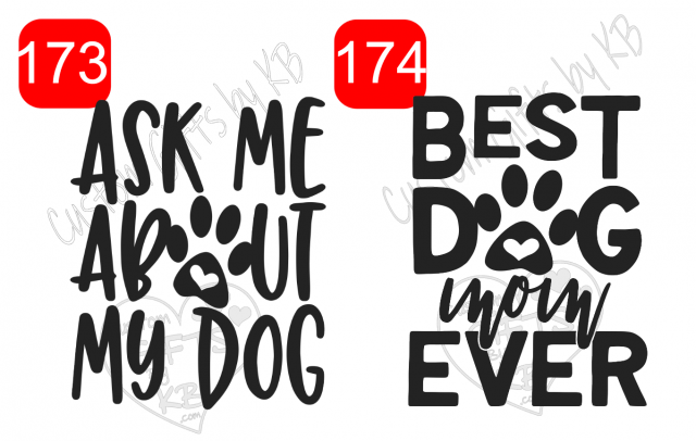 Cute Dog Quotes Waterslide or Sticker - Image 6