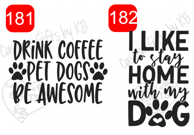 Cute Dog Quotes Waterslide or Sticker - Image 2