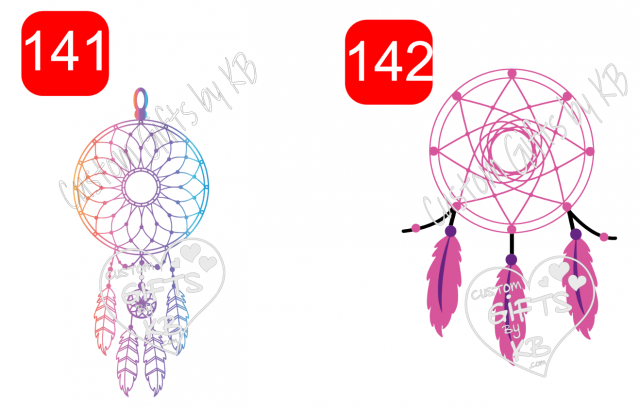 Dream Catcher WaterSlide ~ Feather Dream Catcher Water Slide or Sticker - Image 8