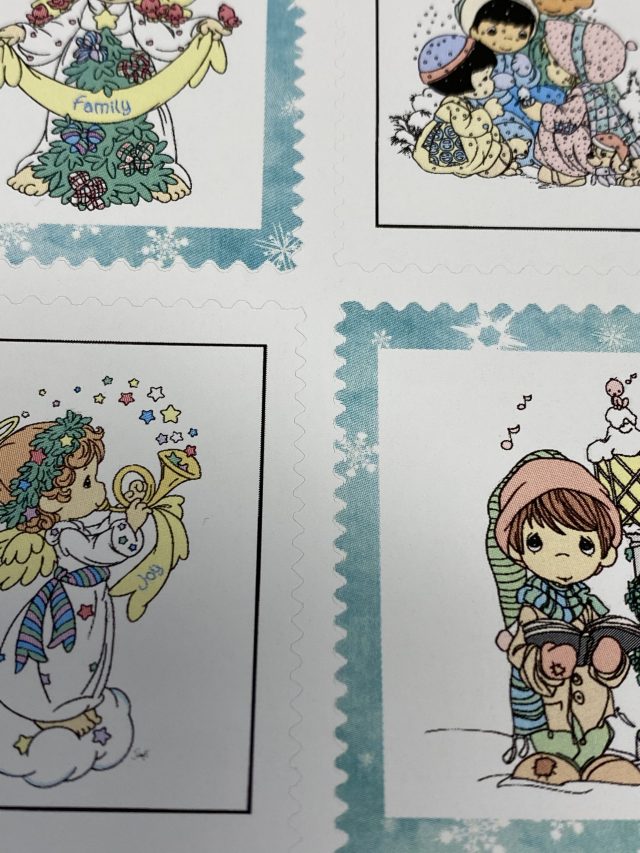 Christmas Precious Moments Stamp designed Stickers - Image 7